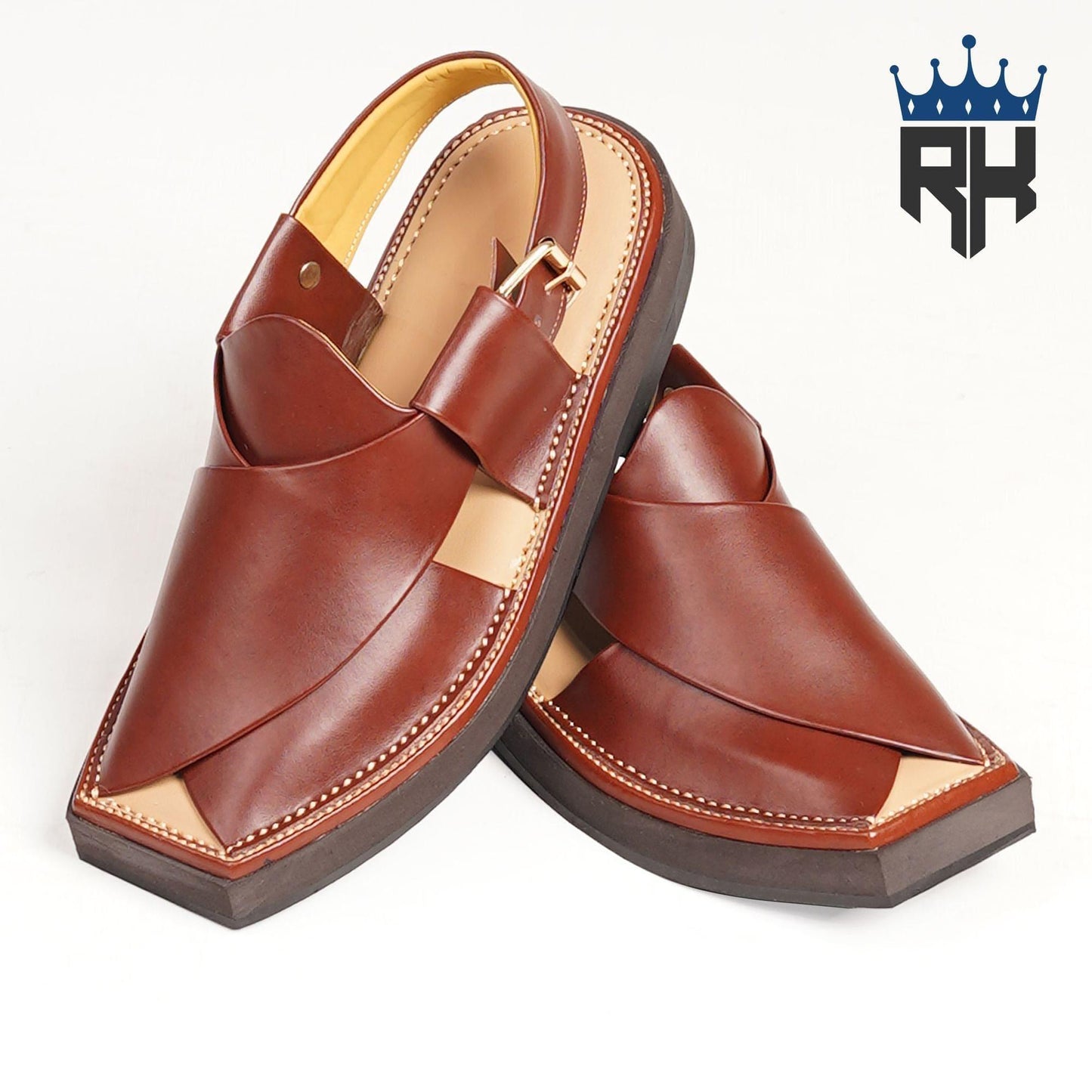 Burgundy Kaptan Chappal