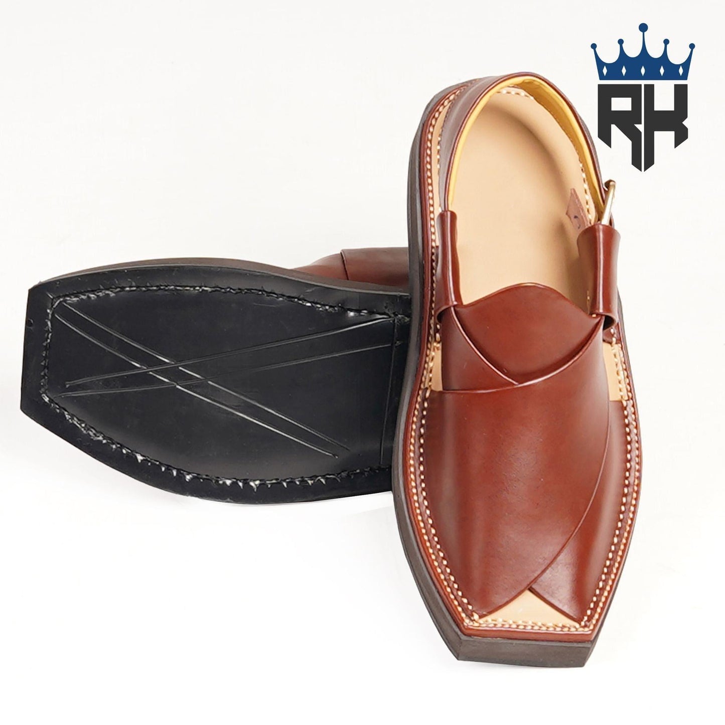 Burgundy Kaptan Chappal