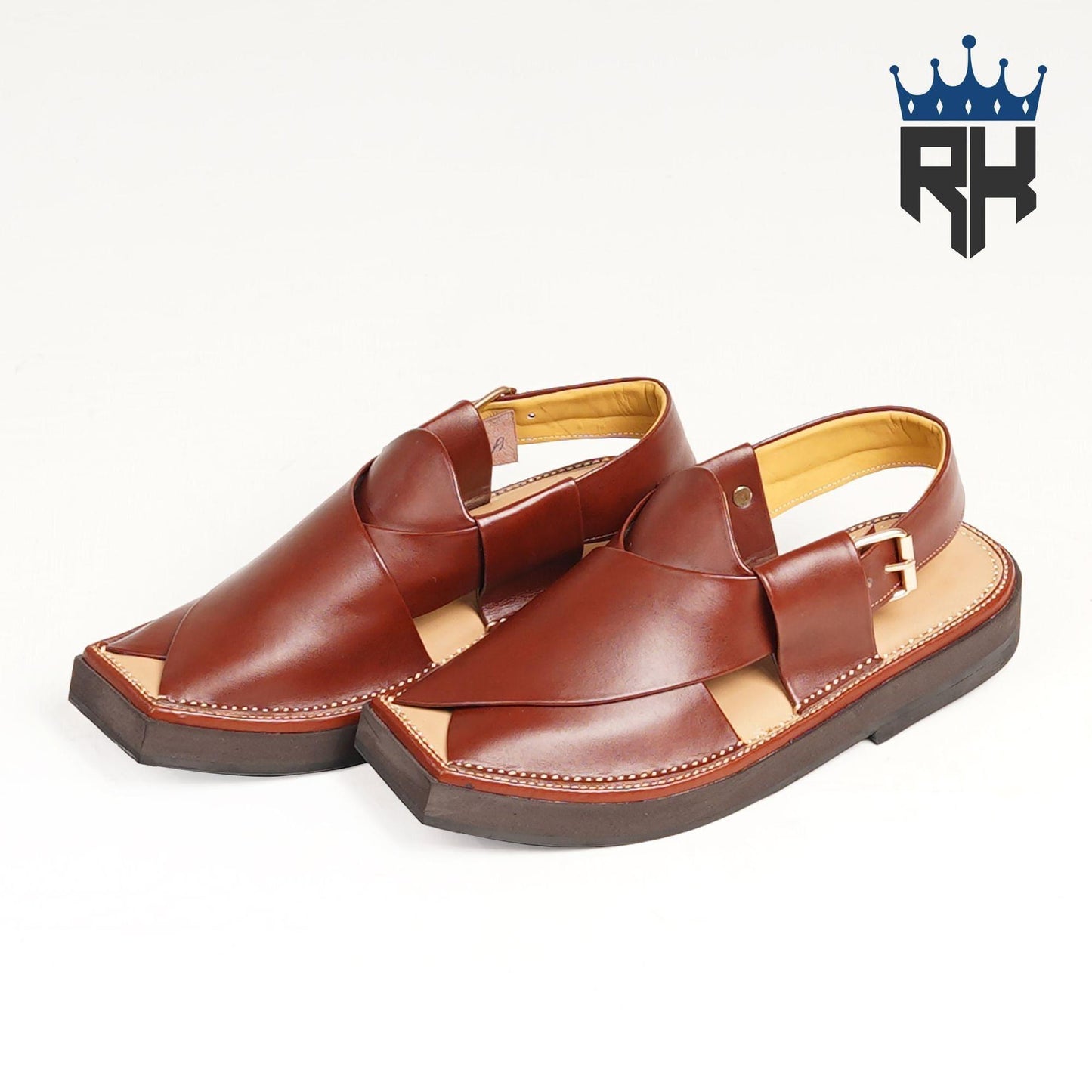 Burgundy Kaptan Chappal